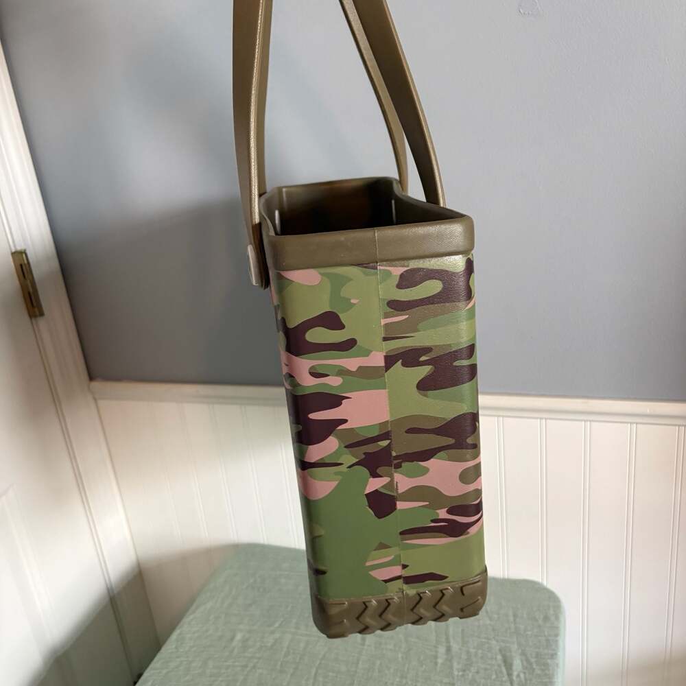 Bogg Bag Baby Tote in Camo with Pink Accents - Picture 3 of 7